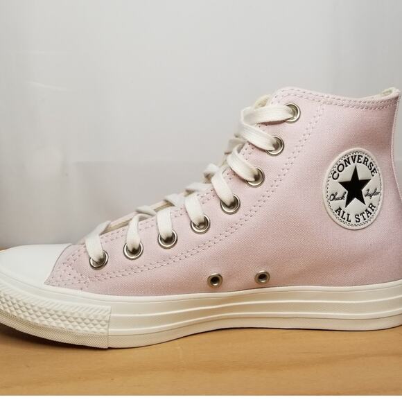 Converse CTAS Embroidered Hi Tops Brand New Size 7.5 Barely Rose A0340C NWT - Picture 3 of 9